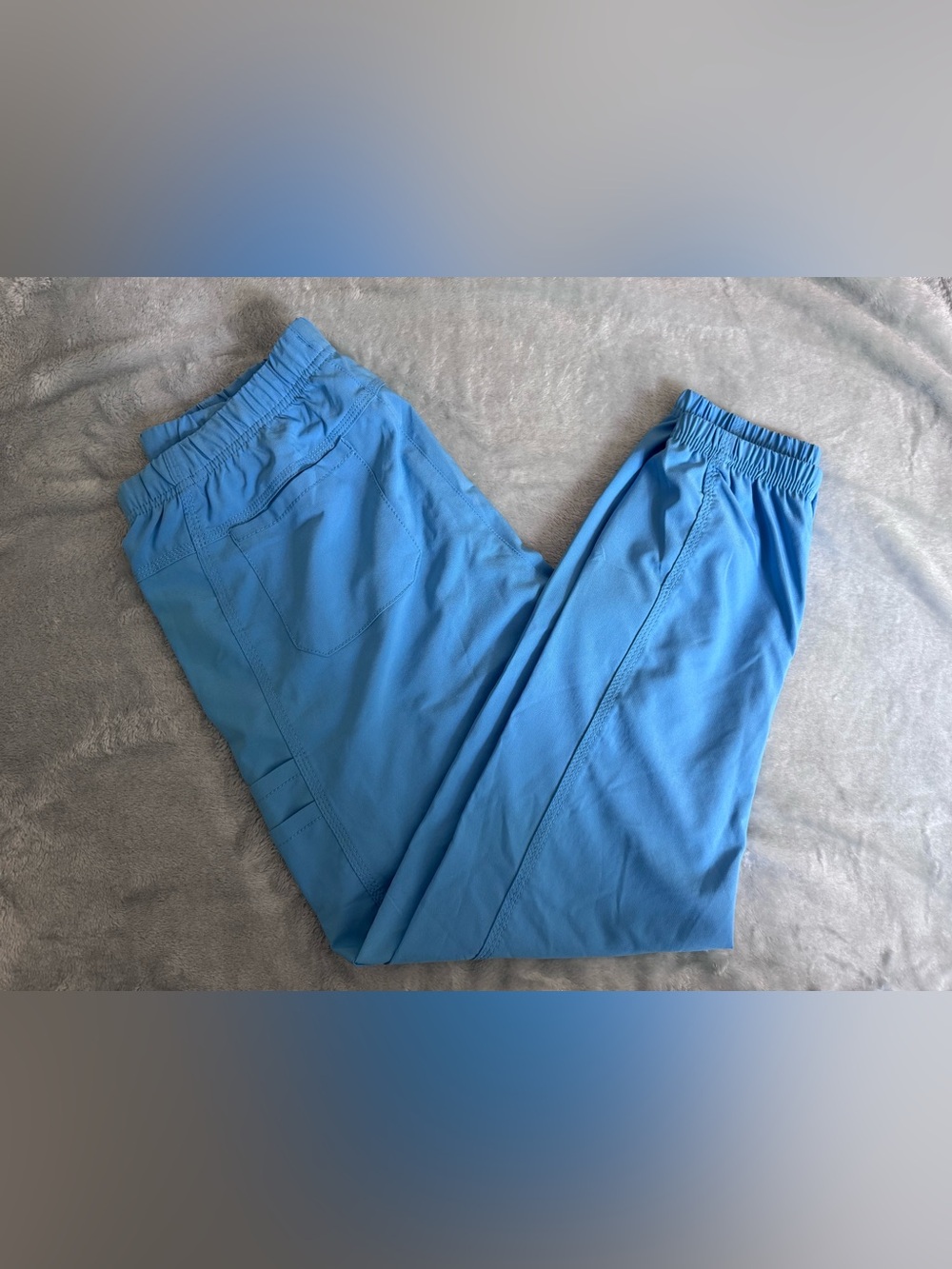 Carhartt Jogger Scrub Light Blue Elastic Waist Pants
